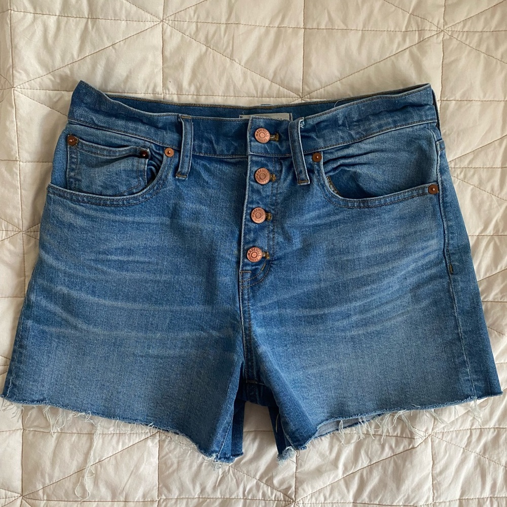Madewell High Rise Denim Shorts 27